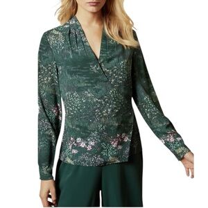 Ted Baker Green Floral Blouse